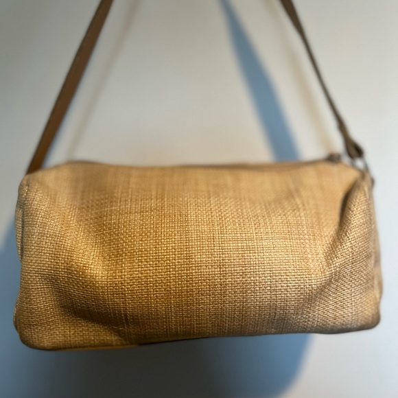 Stylish Beige Handbag with Colorful Accents - Picture 4 of 4